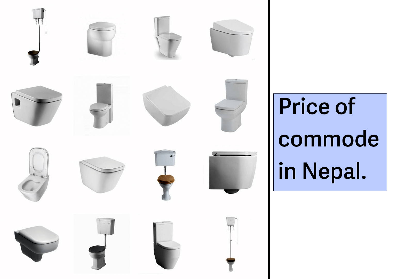 Price of Commode in Nepal