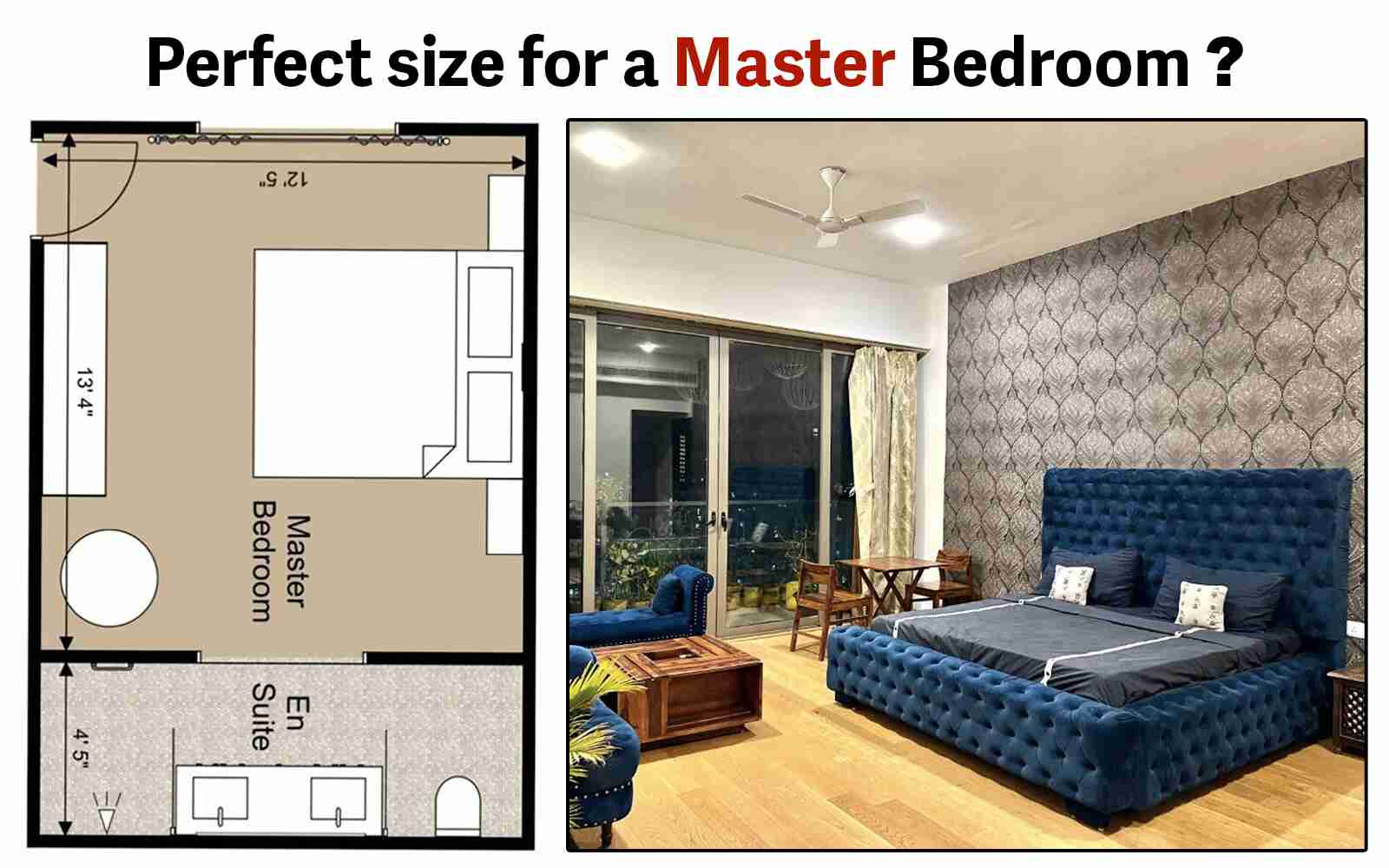 Perfect Size for Master Bedroom